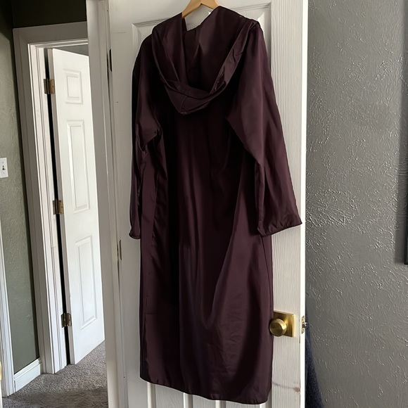 Reversible MYCRA PAC purple hooded rain coat - Picture 2 of 5